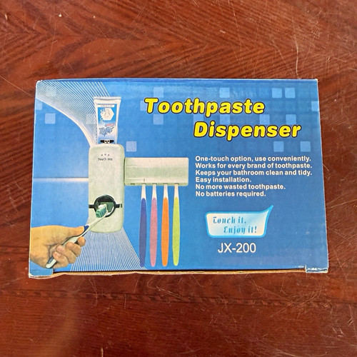 Zahnpasta spender 200 - jx-200, weiß
